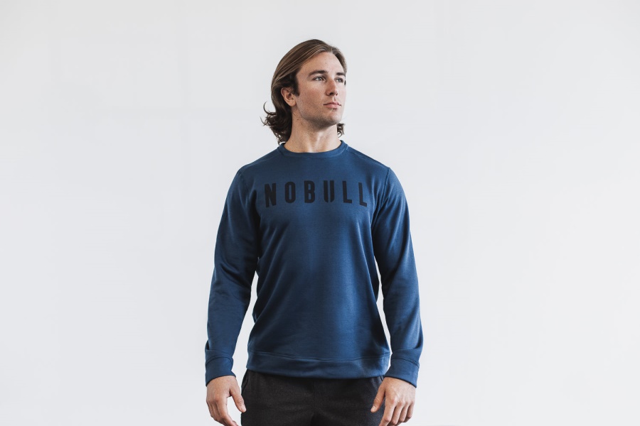 NOBULL Men's Crew Sweatshirt Navy