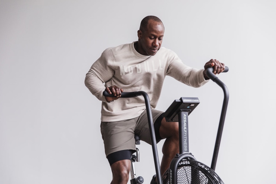 NOBULL Men's Crew Sweatshirt Oatmeal
