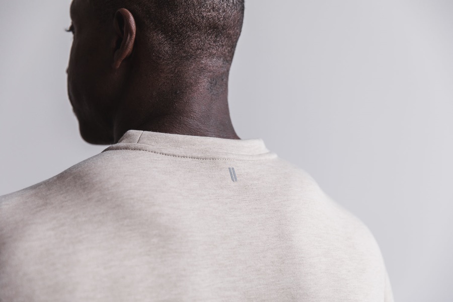 NOBULL Men's Crew Sweatshirt Oatmeal
