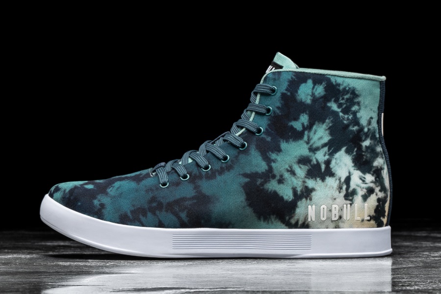 NOBULL Men's High-Top Canvas Trainer Teal