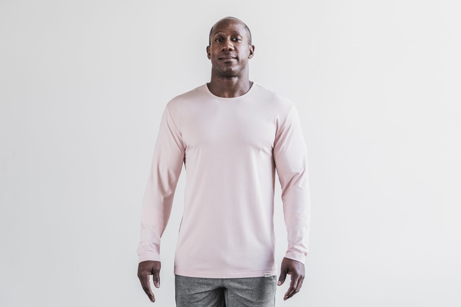 NOBULL Men's Lightweight Long Sleeve Tee Dusty