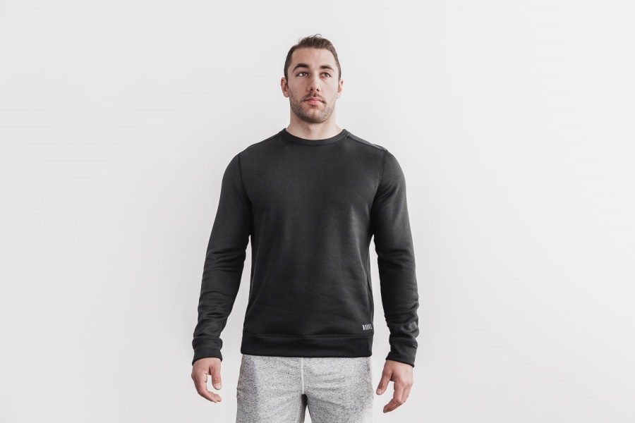 NOBULL Men's Performance Crew Sweatshirt Black
