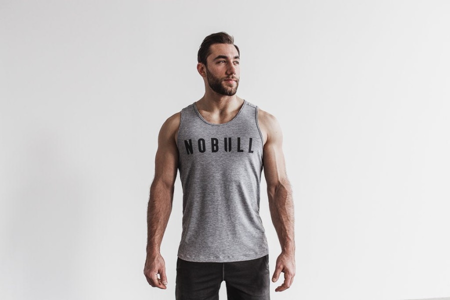 NOBULL Men's Tank (Classic Colors) Grey