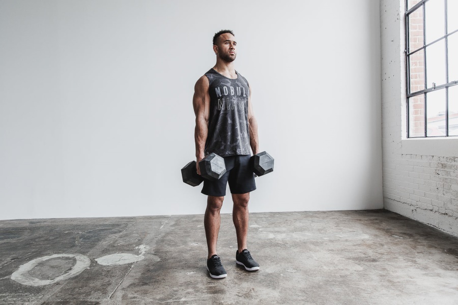 NOBULL Men's Tank (Miami) Charcoal
