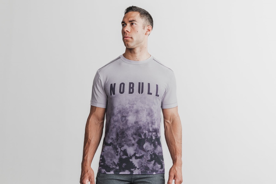 NOBULL Men's Tee (Dip-Dye) Wisteria