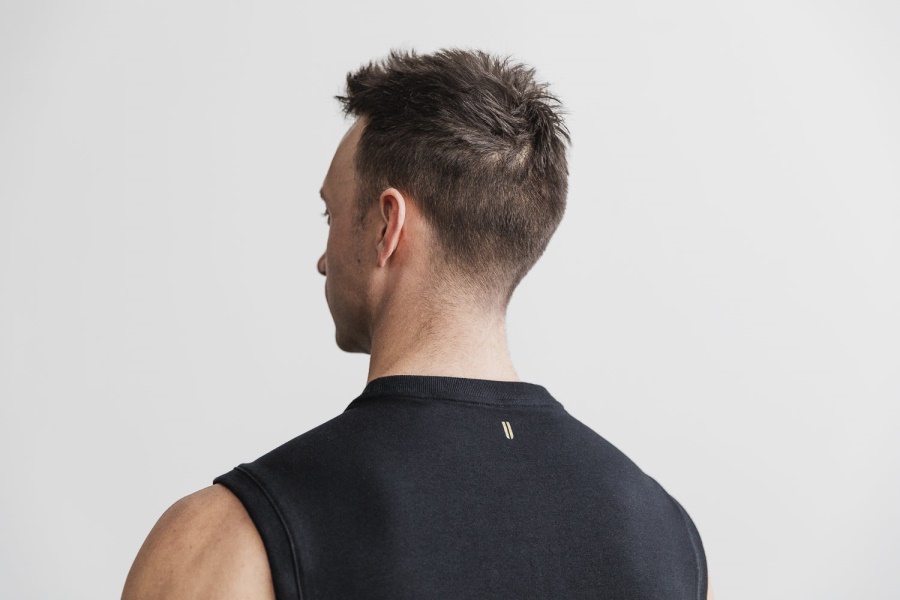 NOBULL Sleeveless Crew Sweatshirt (Pride) Black