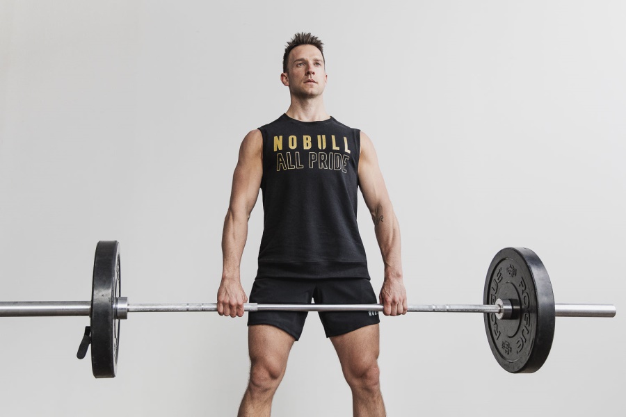 NOBULL Sleeveless Crew Sweatshirt (Pride) Black