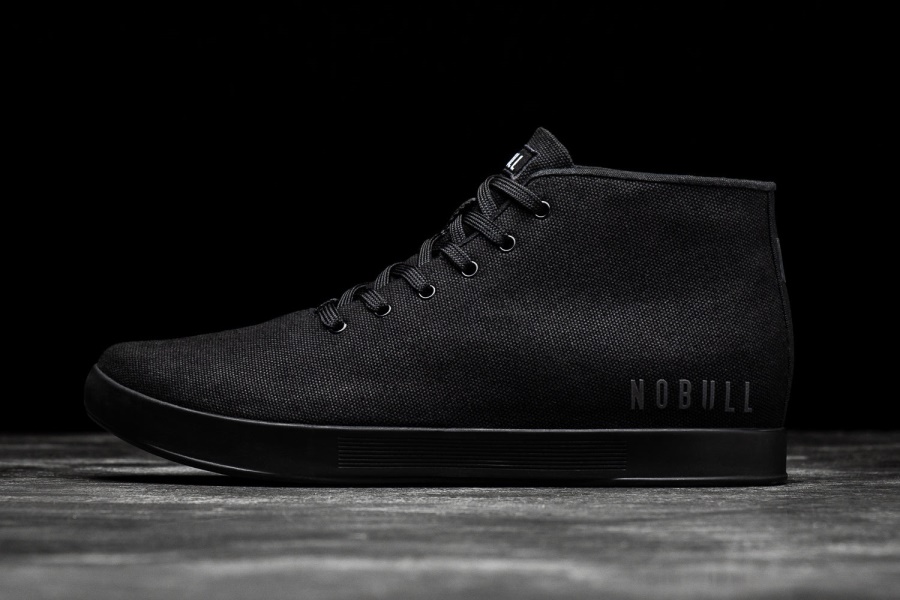 NOBULL Women's Canvas Mid Trainer Black
